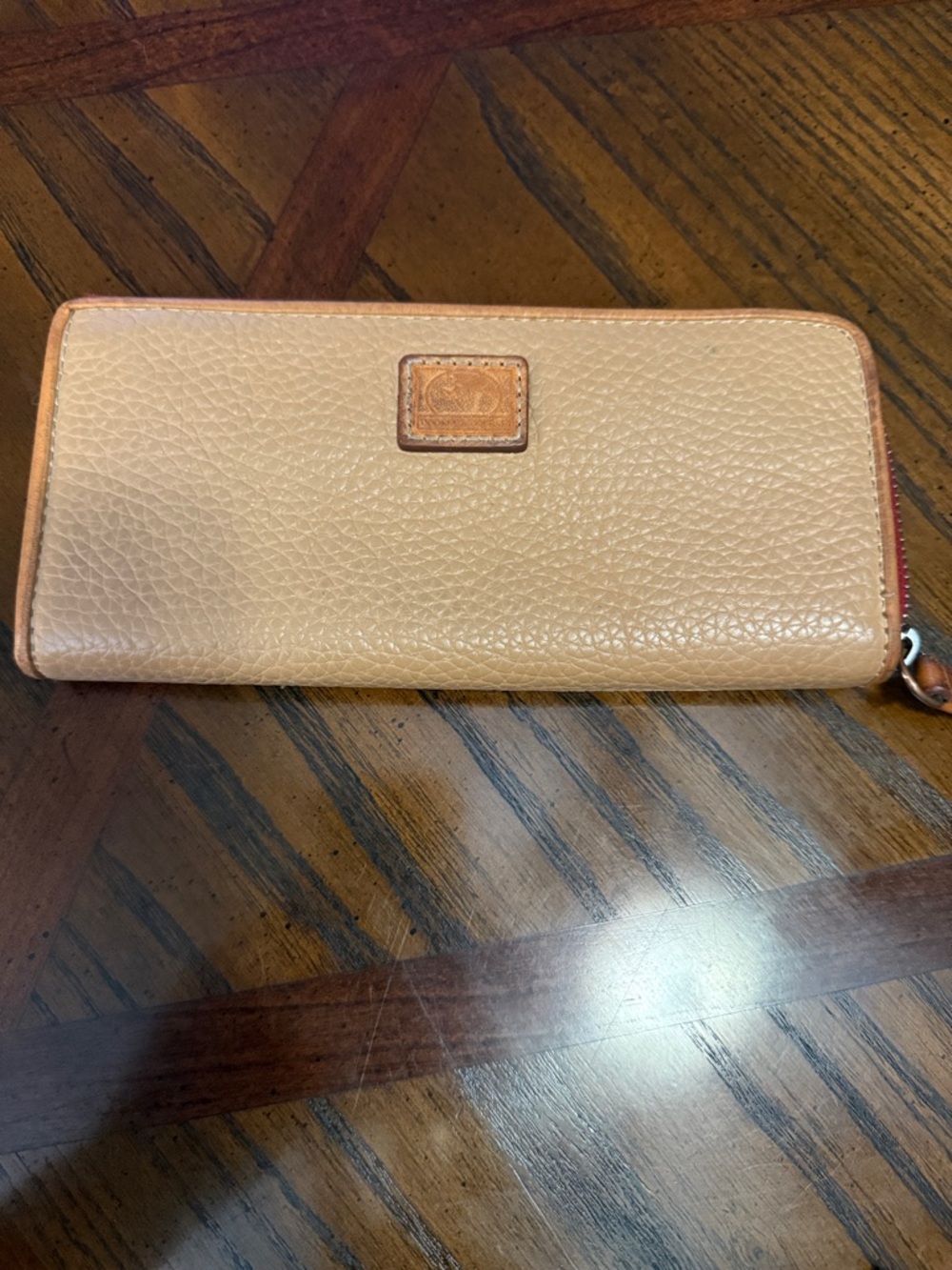 Dooney & Bourke Pebble Grain Large Zip Around Wristlet